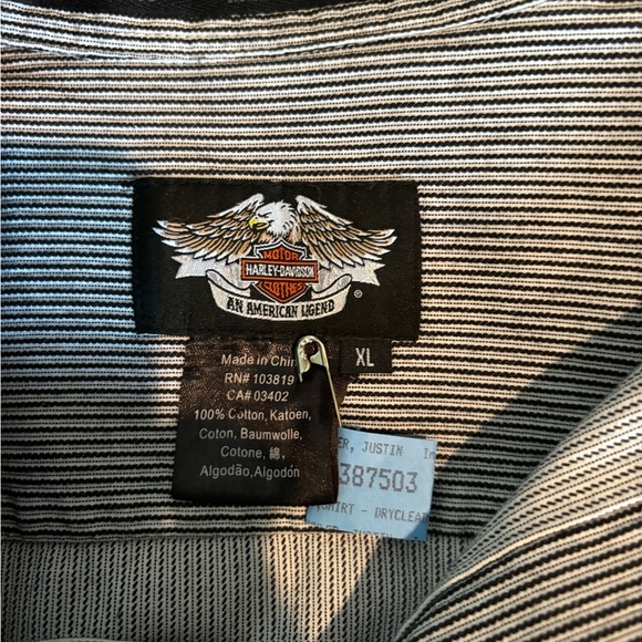 Harley Davidson short sleeve button down - Picture 5 of 6